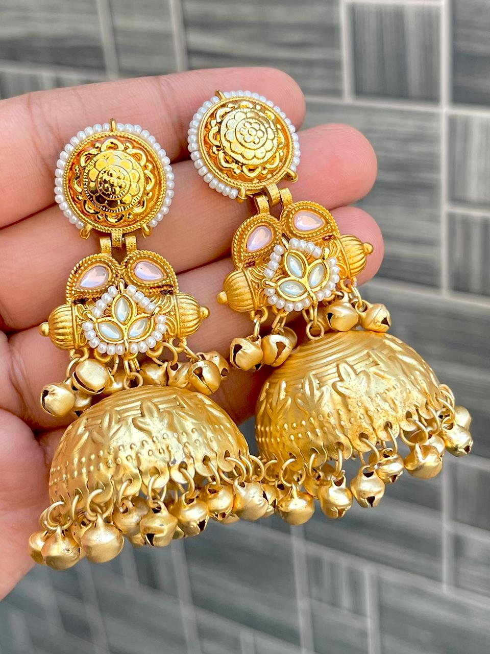 Kashmiri Big Size Jaipuri Statement Jhumkaa